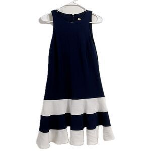 Hutch Navy‎ and White Casual Dress